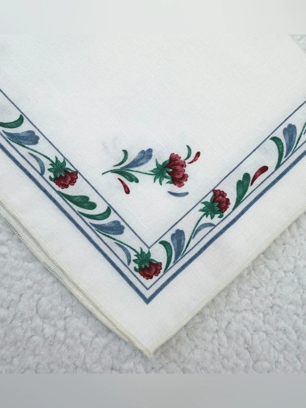 (VTG) LENOX LINENS BY SUNWEAVE • 1989 Floral Cloth Napkins, Set of 2